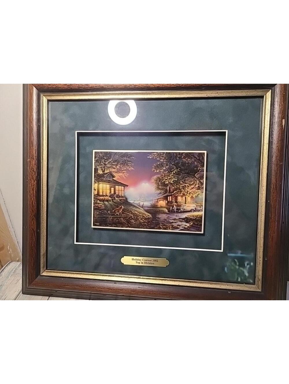 Highlight of the Neighborhood Terry Redlin 16.5 By 14.5 Holiday Contest 2002